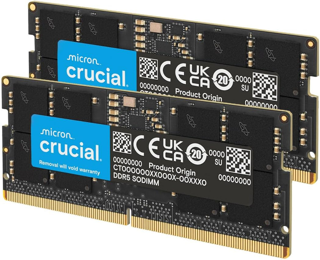 Crucial RAM 32GB Kit (2x16GB) DDR5 5600MHz Memory for Laptop