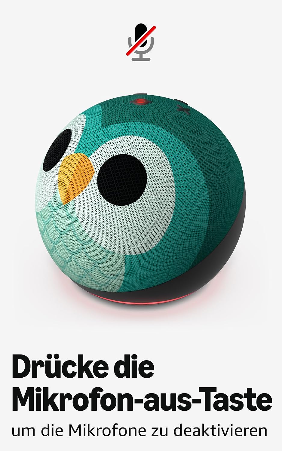 Echo Dot Kids (Neueste Generation) | Smarter WLAN- und Bluetooth-Lautsprecher Eulen-Design, mit Alexa+ Early Access