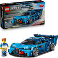 LEGO Speed Champions Bugatti Vision Gran Turismo Hypersportwagen - Modellbau mit sammelbarer Fahrer Minifigur - 77253